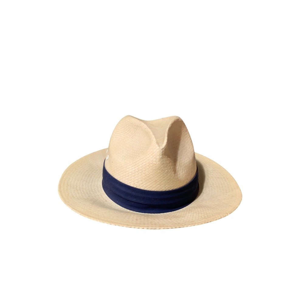 Dorfman Pacific Co Fedora Men Large DPC Panama Beige Natural Fiber